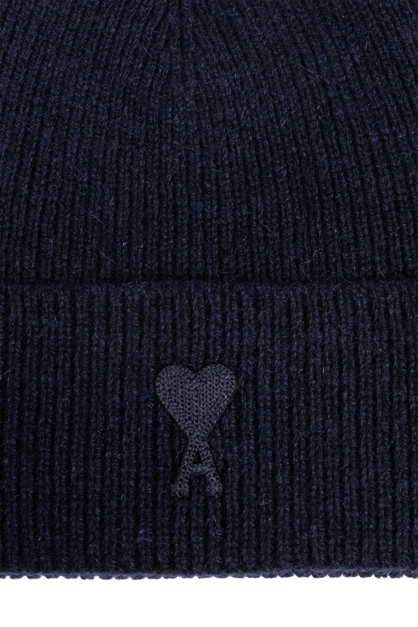Navy blue Cashmere Hat Ami Alexandre Mattiussi - Cap RIP